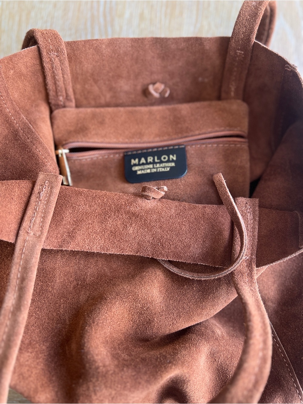 Suede shopper - Picture 2 of 3